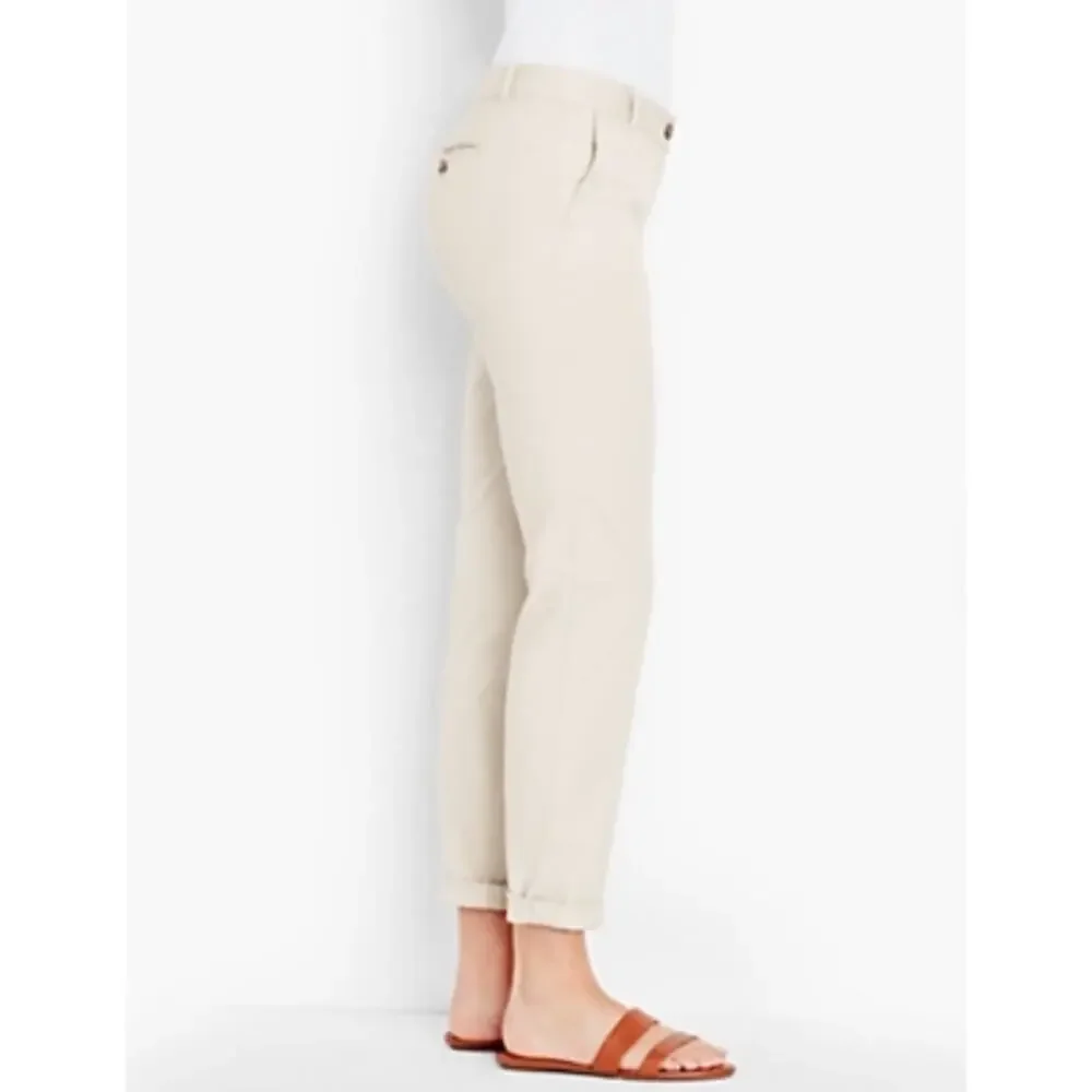 Talbots The Weekend Chino Pant Beige Khaki Petite Size 16P